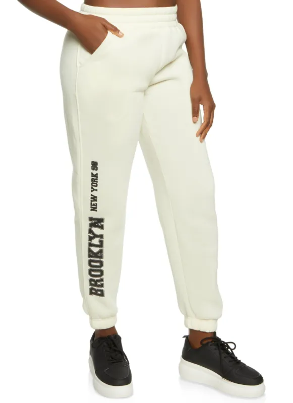 Brooklyn New York 98 Fleece Sweatpants sold by Rainbow