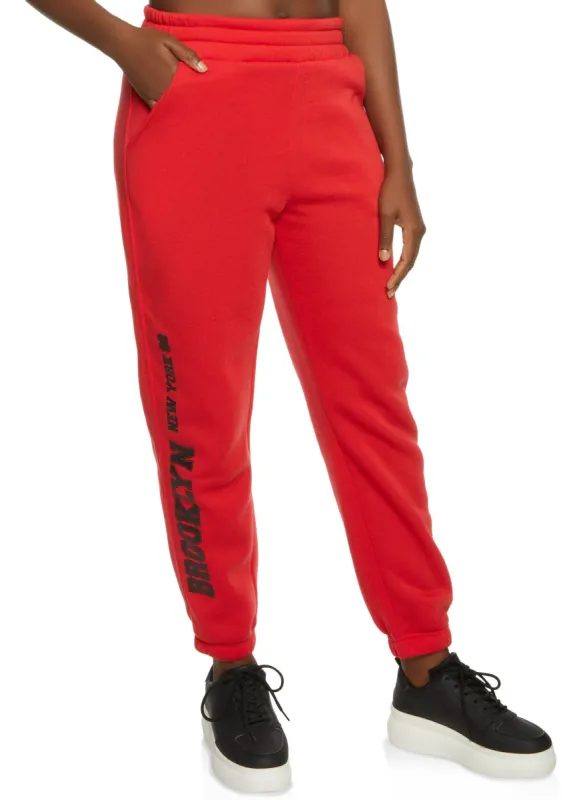 Brooklyn New York 98 Fleece Sweatpants sold by Rainbow