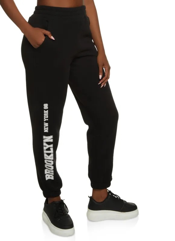 Brooklyn New York 98 Fleece Sweatpants sold by Rainbow