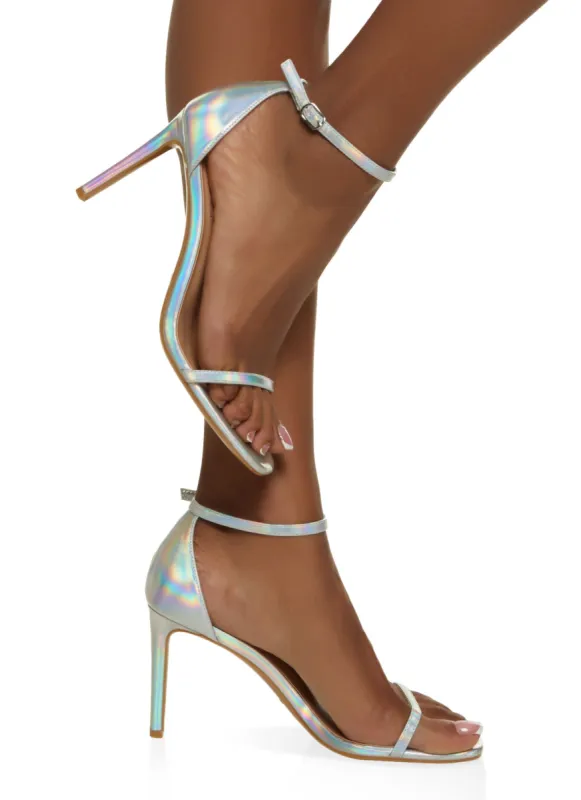 Thin Strap Stiletto Sandals sold by Rainbow