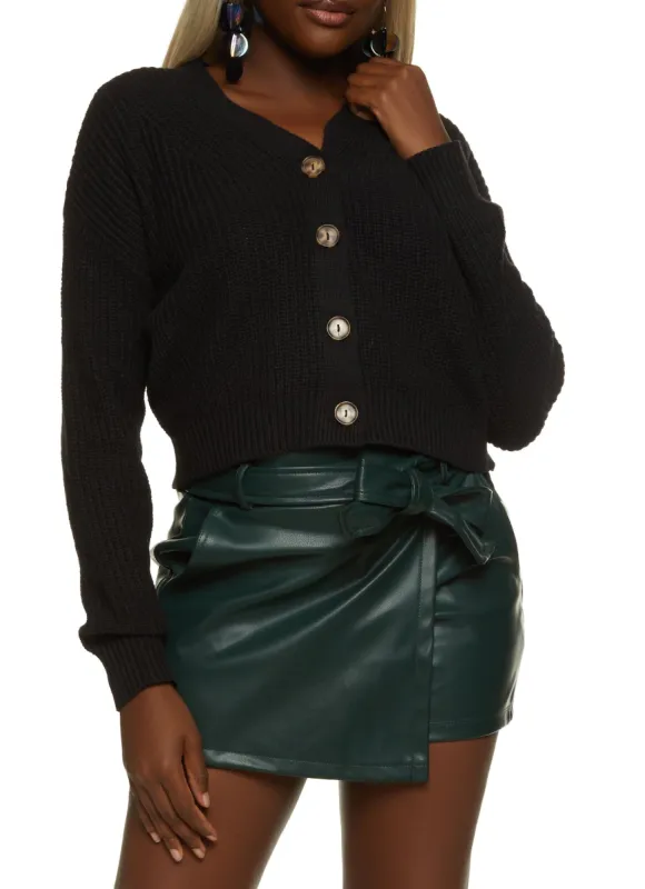 V Neck Knit Cardigan sold by Rainbow
