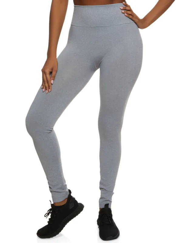 High Waisted Basic Leggings sold by Rainbow