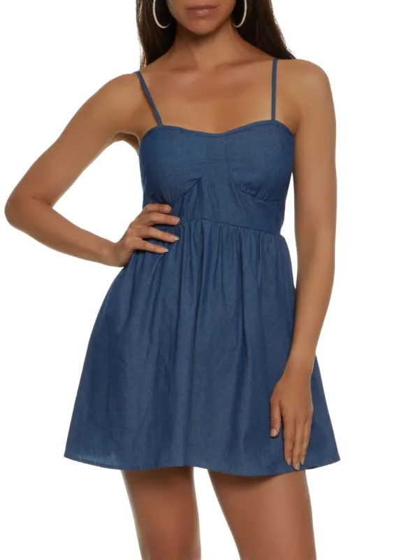 Bustier Denim Dress sold by Rainbow