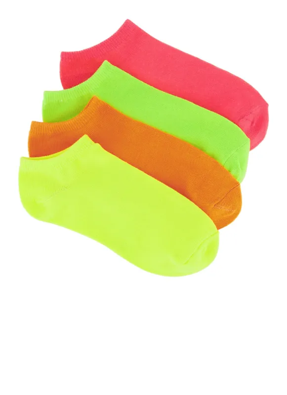 Neon Assorted Socks 4 Pack sold by Rainbow