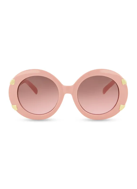 Thick Frame Oval Sunglasses sold by Rainbow