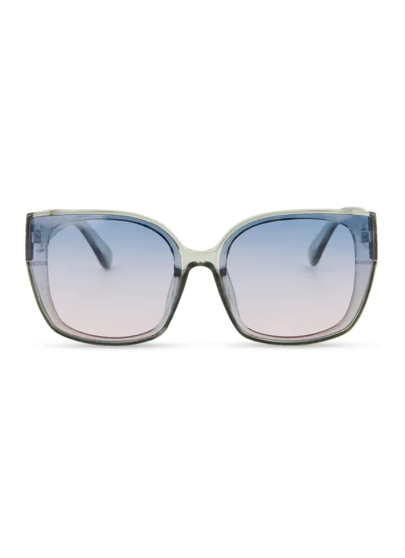 Oversized Cat Eye Ombre Lens Sunglasses sold by Rainbow