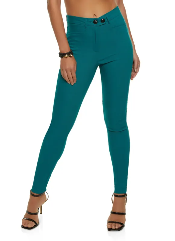 Two Button Hyperstretch Pants sold by Rainbow