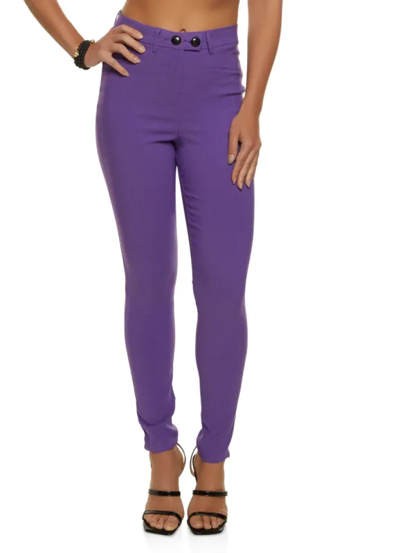 Two Button Hyperstretch Pants sold by Rainbow