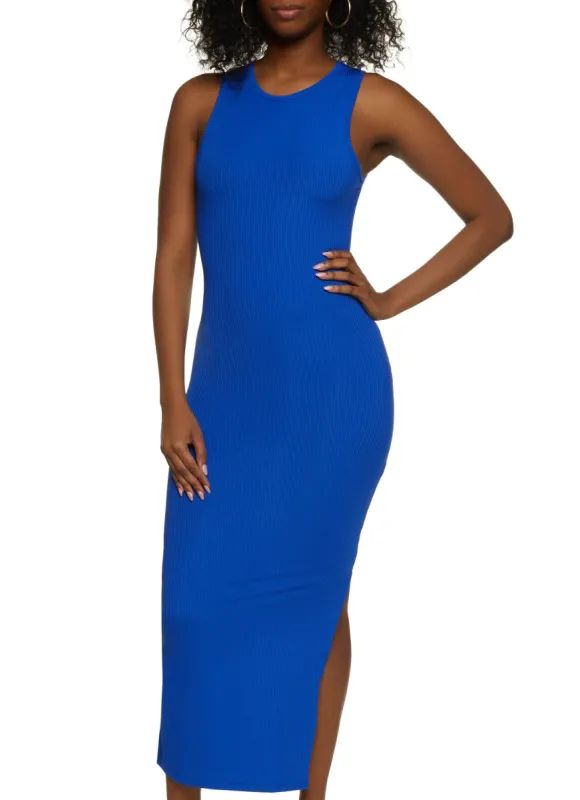 Ribbed Tank Maxi Dress sold by Rainbow