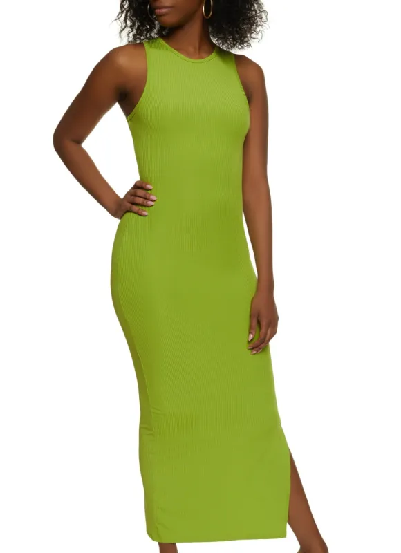 Ribbed Tank Maxi Dress sold by Rainbow