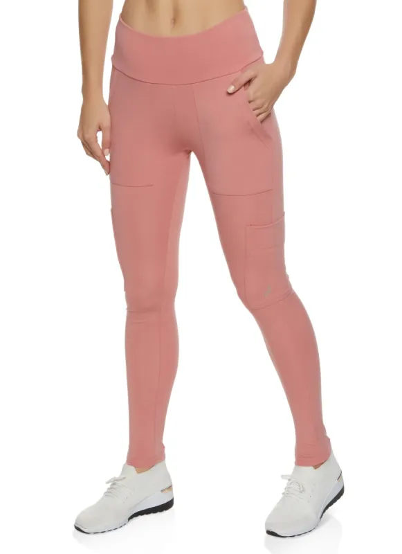 Solid Pocket Active Leggings sold by Rainbow