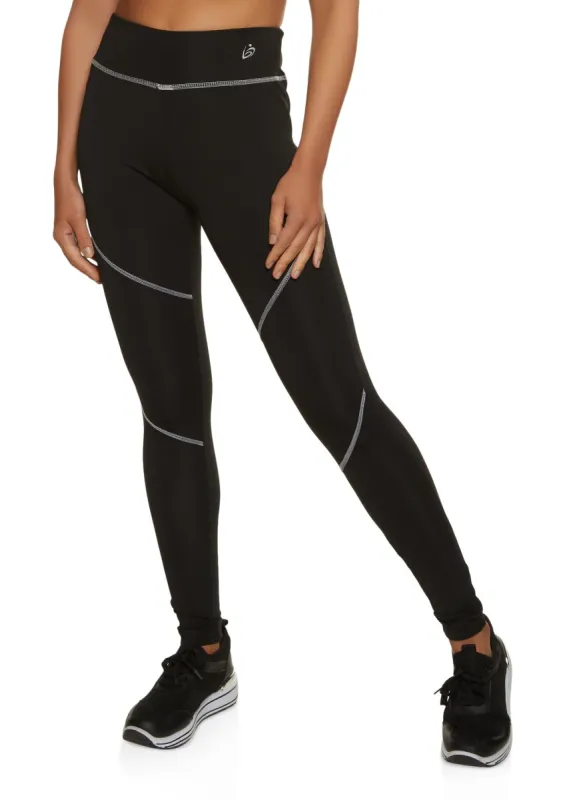 Contrast Trim Active Leggings sold by Rainbow