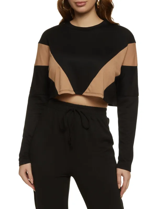 Color Block Sweatshirt sold by Rainbow