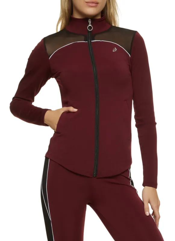 Mesh Insert Track Jacket sold by Rainbow