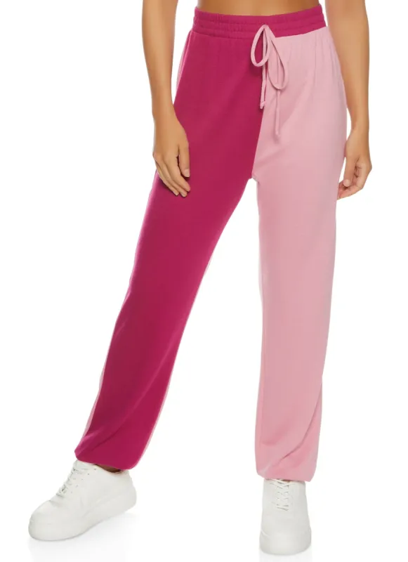 French Terry Two Tone Sweatpants sold by Rainbow