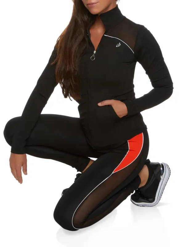 Mesh Insert Track Jacket sold by Rainbow