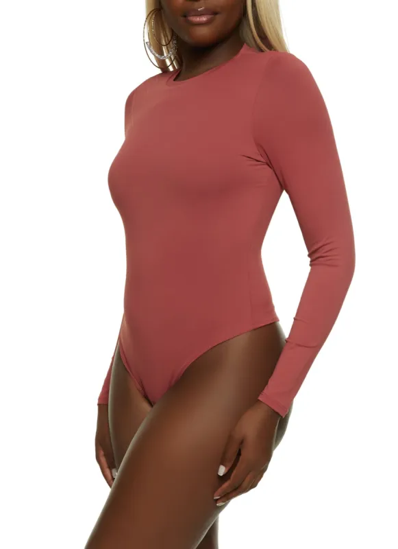 Crew Neck Long Sleeve Bodysuit sold by Rainbow