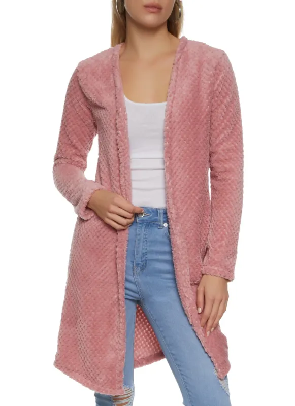 Quilted Plush Long Sleeve Duster sold by Rainbow