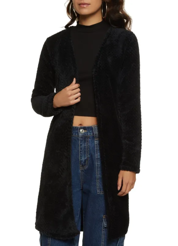 Quilted Plush Long Sleeve Duster sold by Rainbow