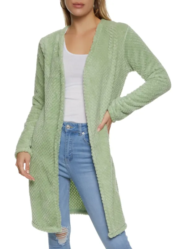 Quilted Plush Long Sleeve Duster sold by Rainbow