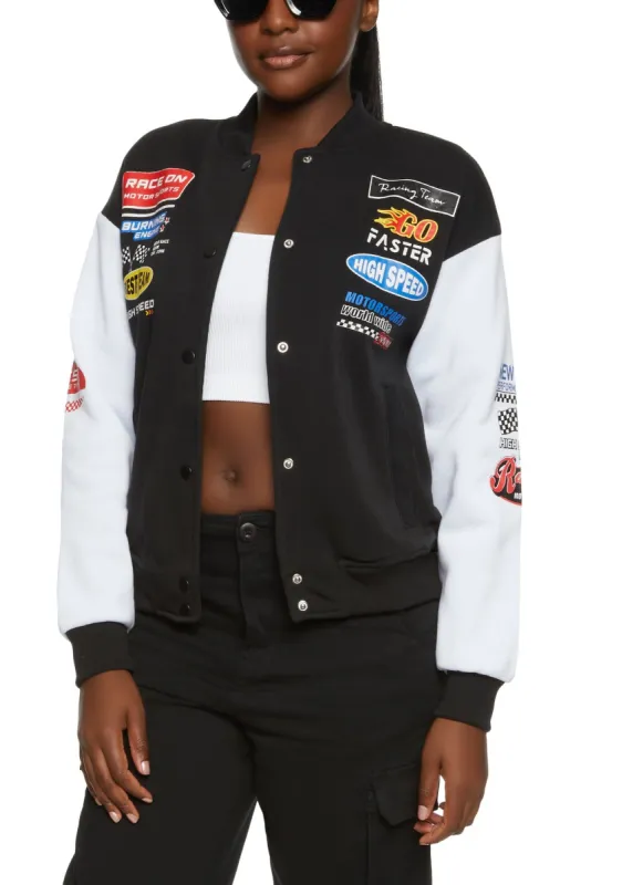 Street Racing Bomber Jacket sold by Rainbow