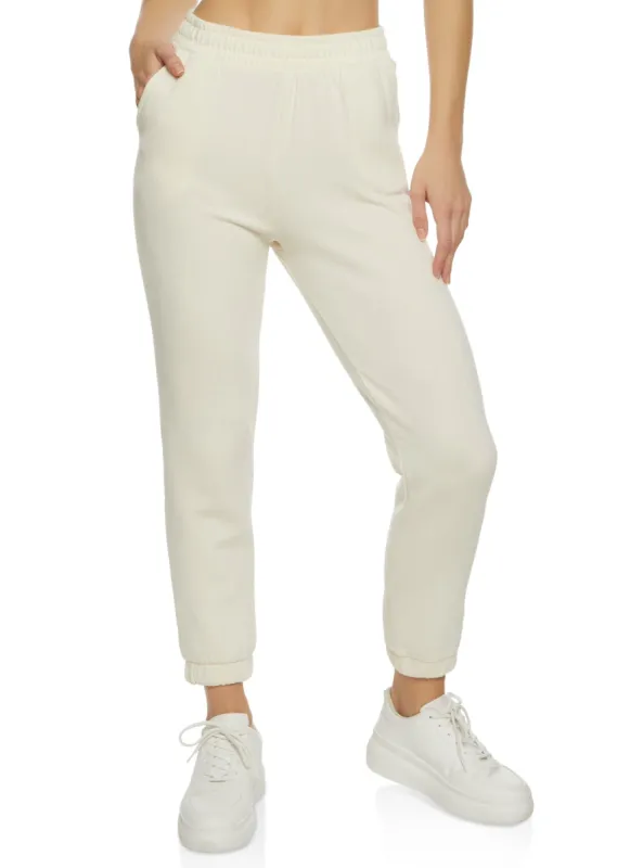 Basic Fleece Pocket Sweatpants sold by Rainbow