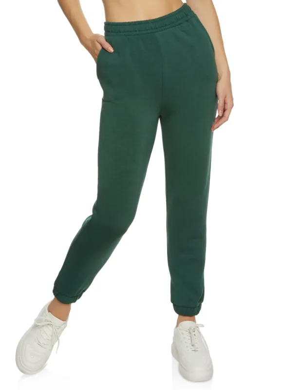 Basic Fleece Pocket Sweatpants sold by Rainbow