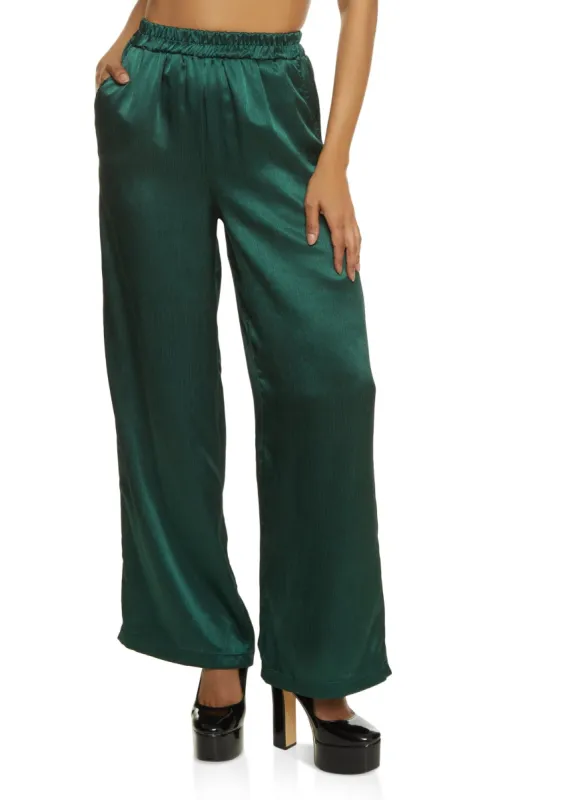 Satin Palazzo Pants sold by Rainbow