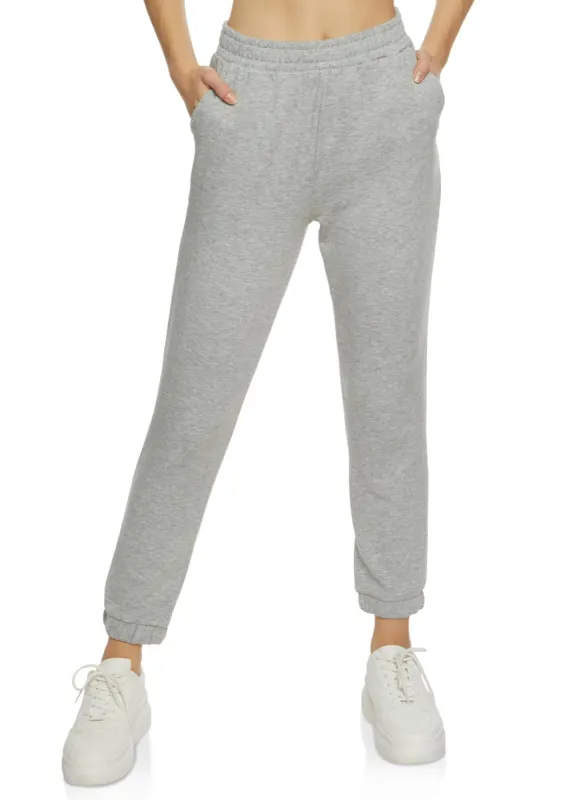 Basic Fleece Pocket Sweatpants sold by Rainbow