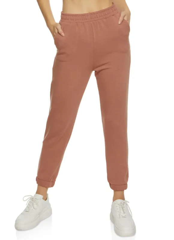 Basic Fleece Pocket Sweatpants sold by Rainbow