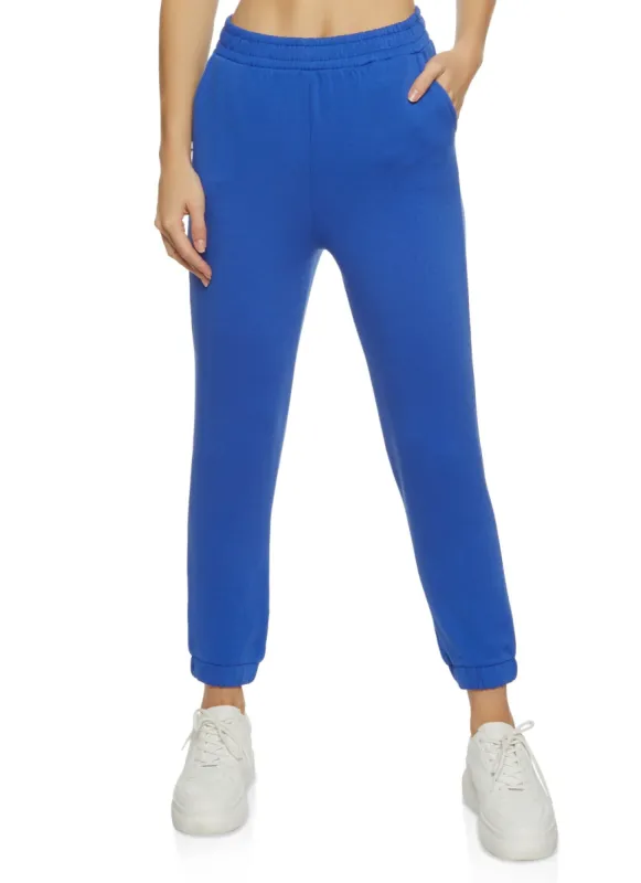 Basic Fleece Pocket Sweatpants sold by Rainbow