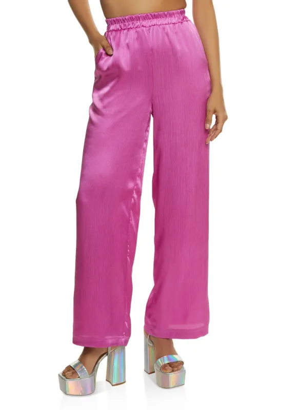 Satin Palazzo Pants sold by Rainbow