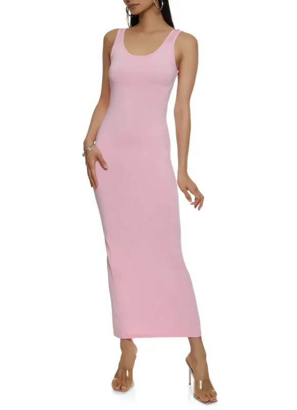 Scoop Back Tank Maxi Dress sold by Rainbow