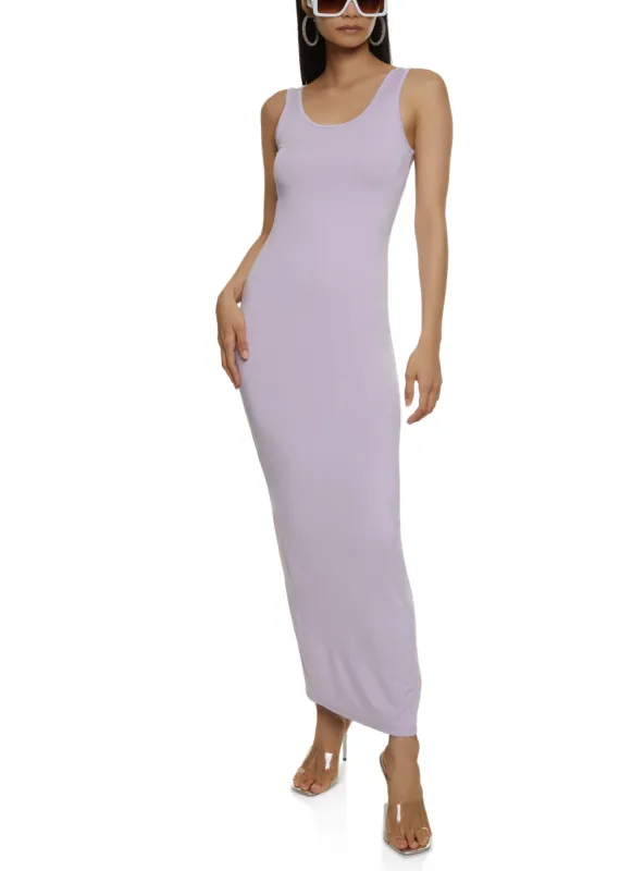 Scoop Back Tank Maxi Dress sold by Rainbow