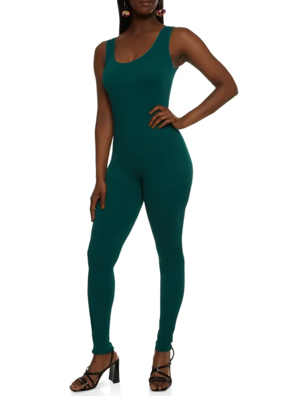 Seamless Ribbed Tank Catsuit sold by Rainbow