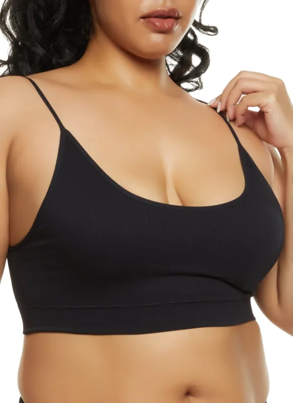 Plus Size Bralette Sports Bra sold by Rainbow