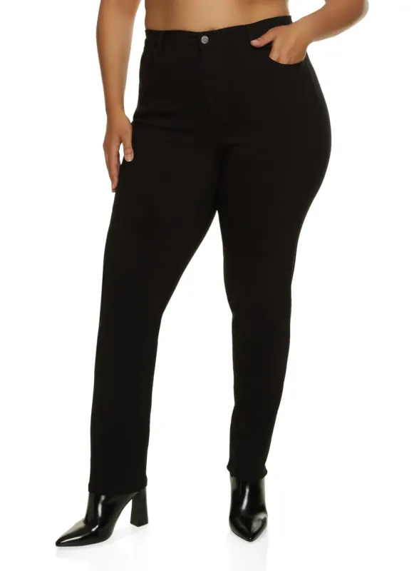 Plus Size Twill Skinny Pants sold by Rainbow