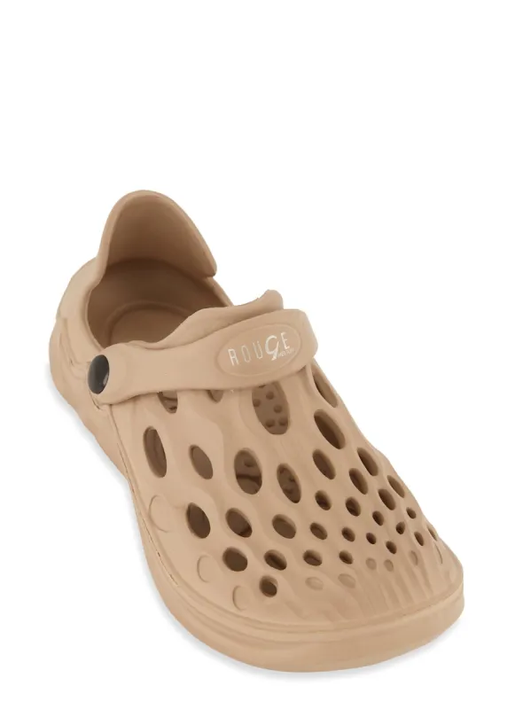 Laser Cut Slingback Clogs sold by Rainbow