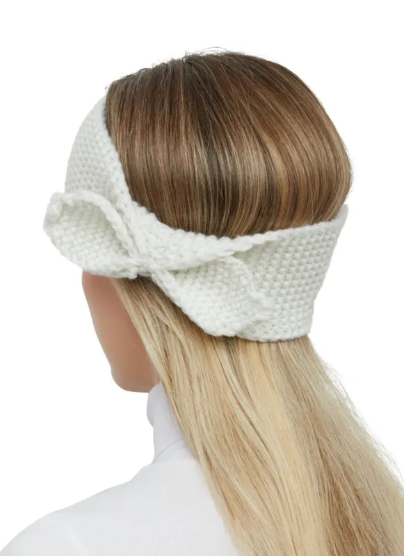 Bow Knot Crochet Head Wrap sold by Rainbow