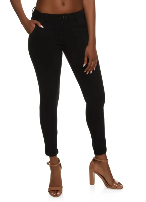 Rolled Cuff Hyperstretch Trousers sold by Rainbow