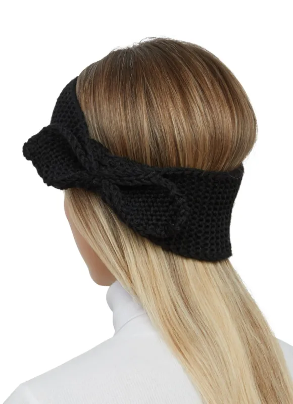 Bow Knot Crochet Head Wrap sold by Rainbow