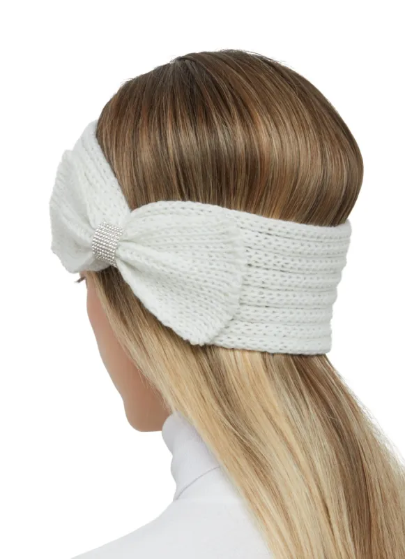 Bow Rhinestone Detail Head Wrap sold by Rainbow