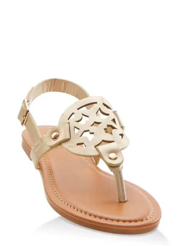 Ankle Strap Thong Sandals sold by Rainbow