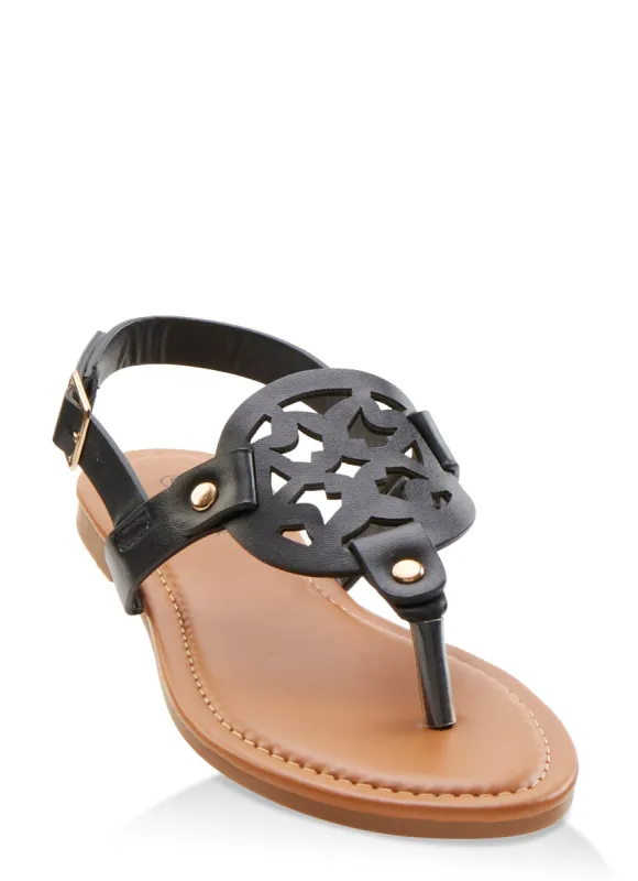 Ankle Strap Thong Sandals sold by Rainbow