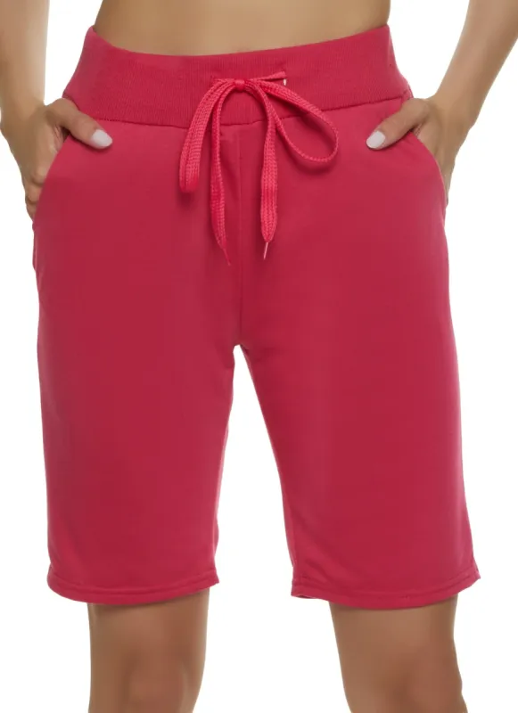Solid Bermuda Sweatshorts sold by Rainbow