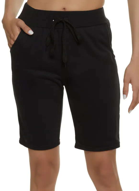 Solid Bermuda Sweatshorts sold by Rainbow