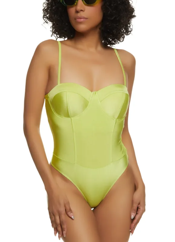 Bustier Corset Bodysuit sold by Rainbow
