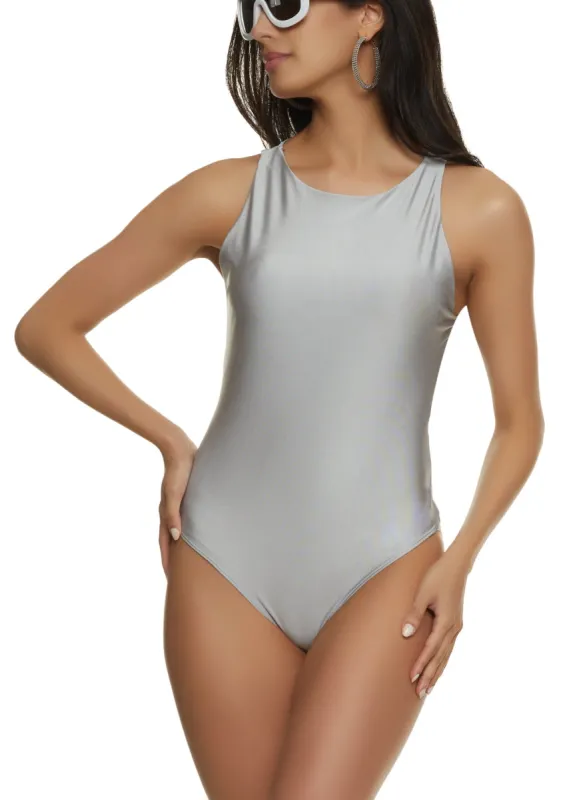 High Neck Tank Bodysuit sold by Rainbow