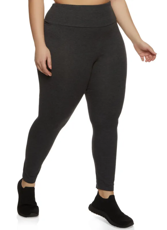 Plus Size Ultra High Waist Leggings sold by Rainbow