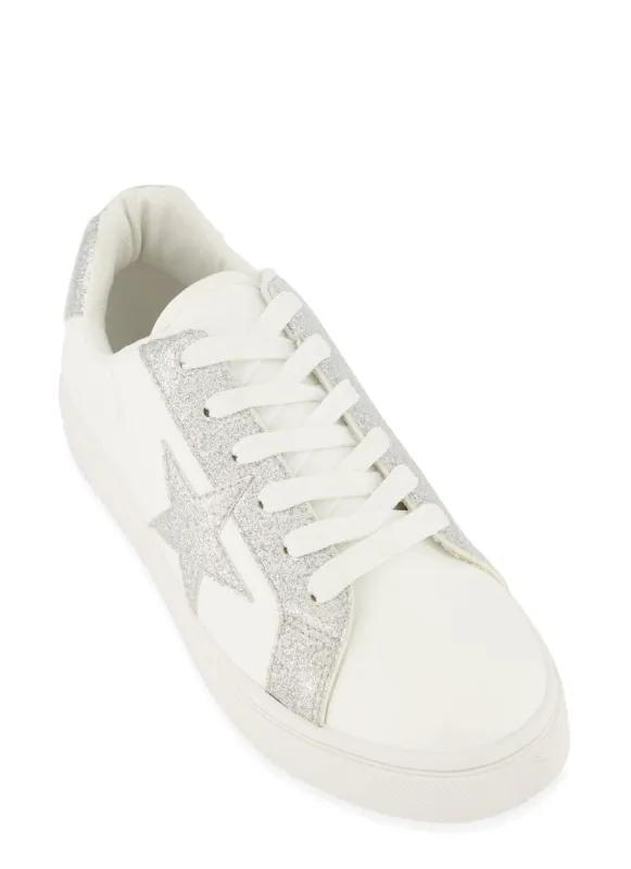 Glitter Star Sneakers sold by Rainbow